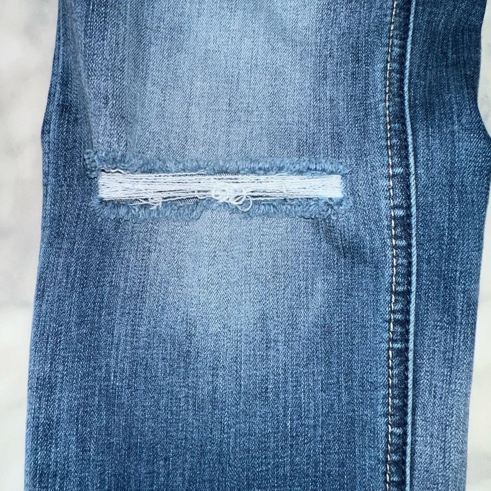 Grace Dark Blue Distressed Skinny Jeans